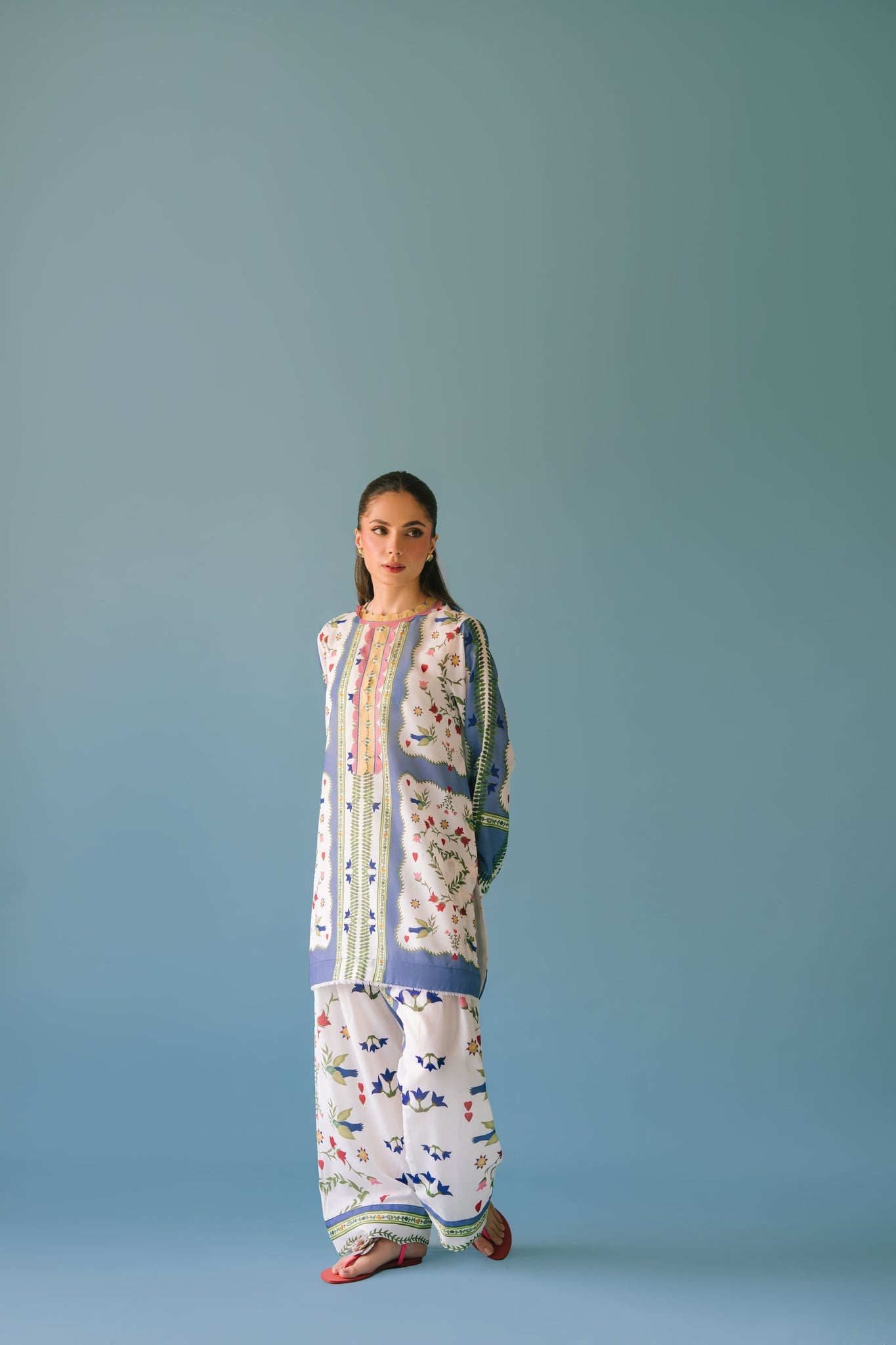 Sammy K | Lawn Pret 25 | flower bud - by Libasekhas UK - Registered Vendor of : Sammy K - 100% Original Designer Dress