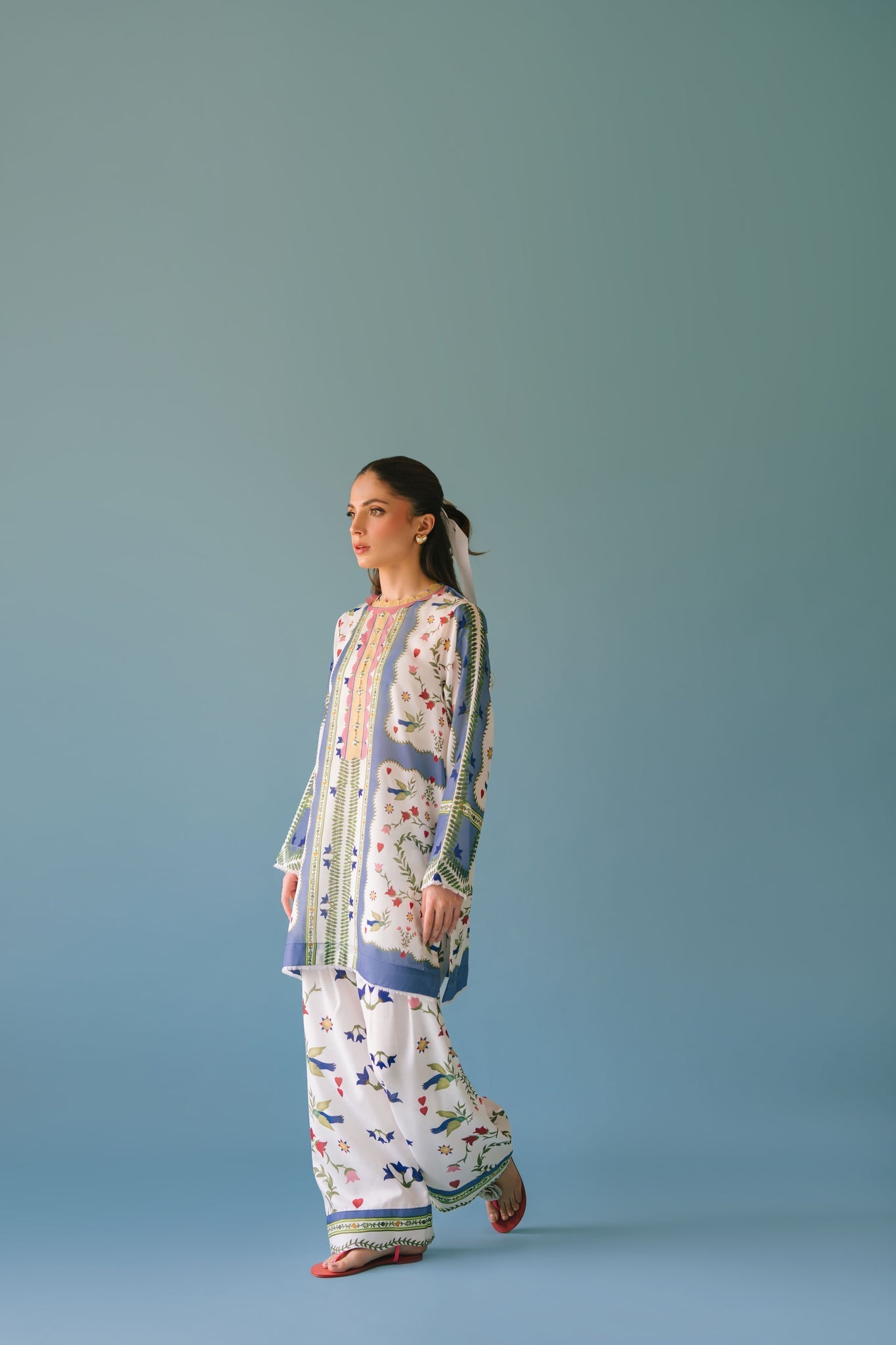 Sammy K | Lawn Pret 25 | flower bud - by Libasekhas UK - Registered Vendor of : Sammy K - 100% Original Designer Dress