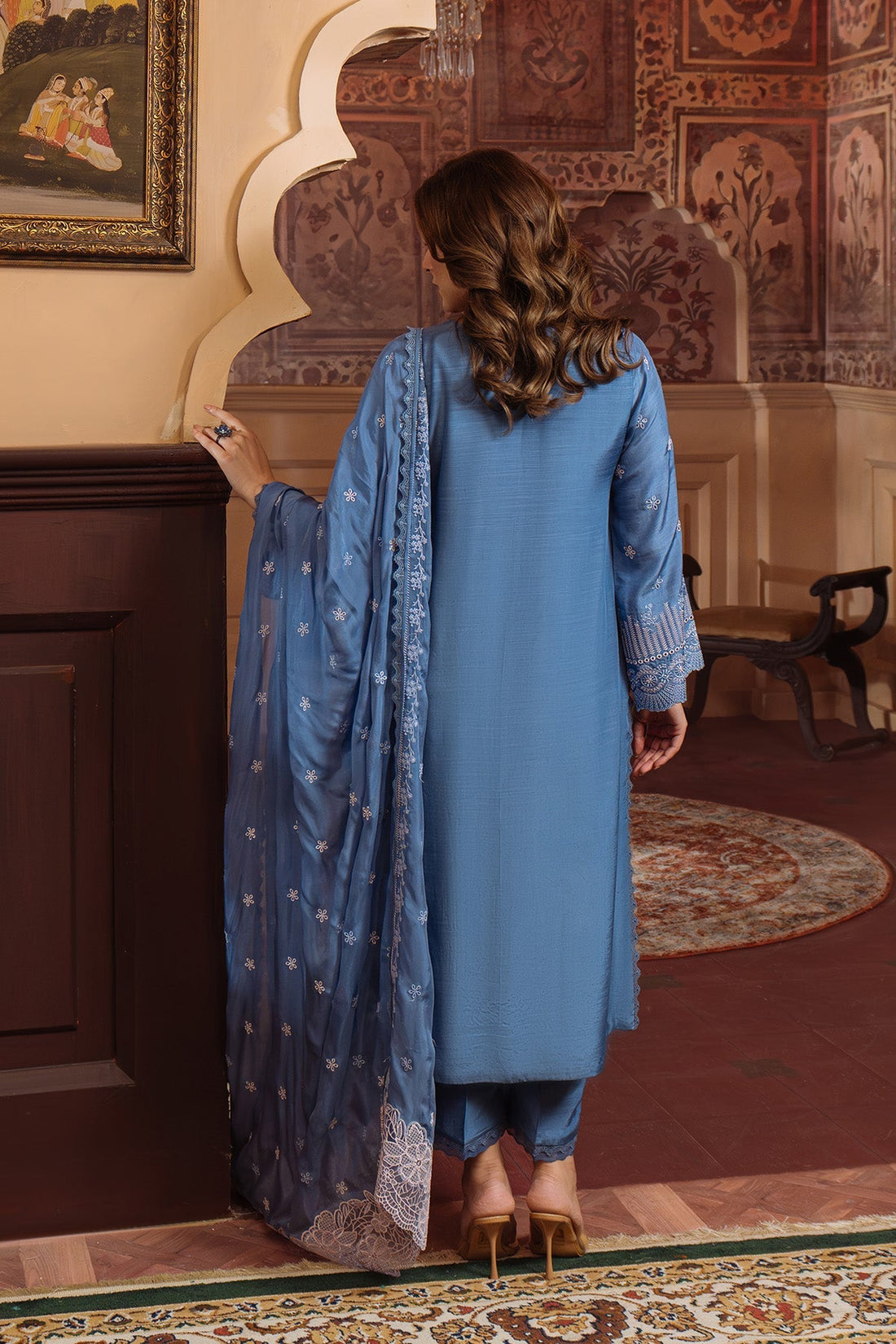 Sahar | Festive Edit Ready to Wear | Lagoon Luxe - RTW - by - Libasekhas UK - Registered Vendor of : Sahar - 100% Original Designer Dresss
