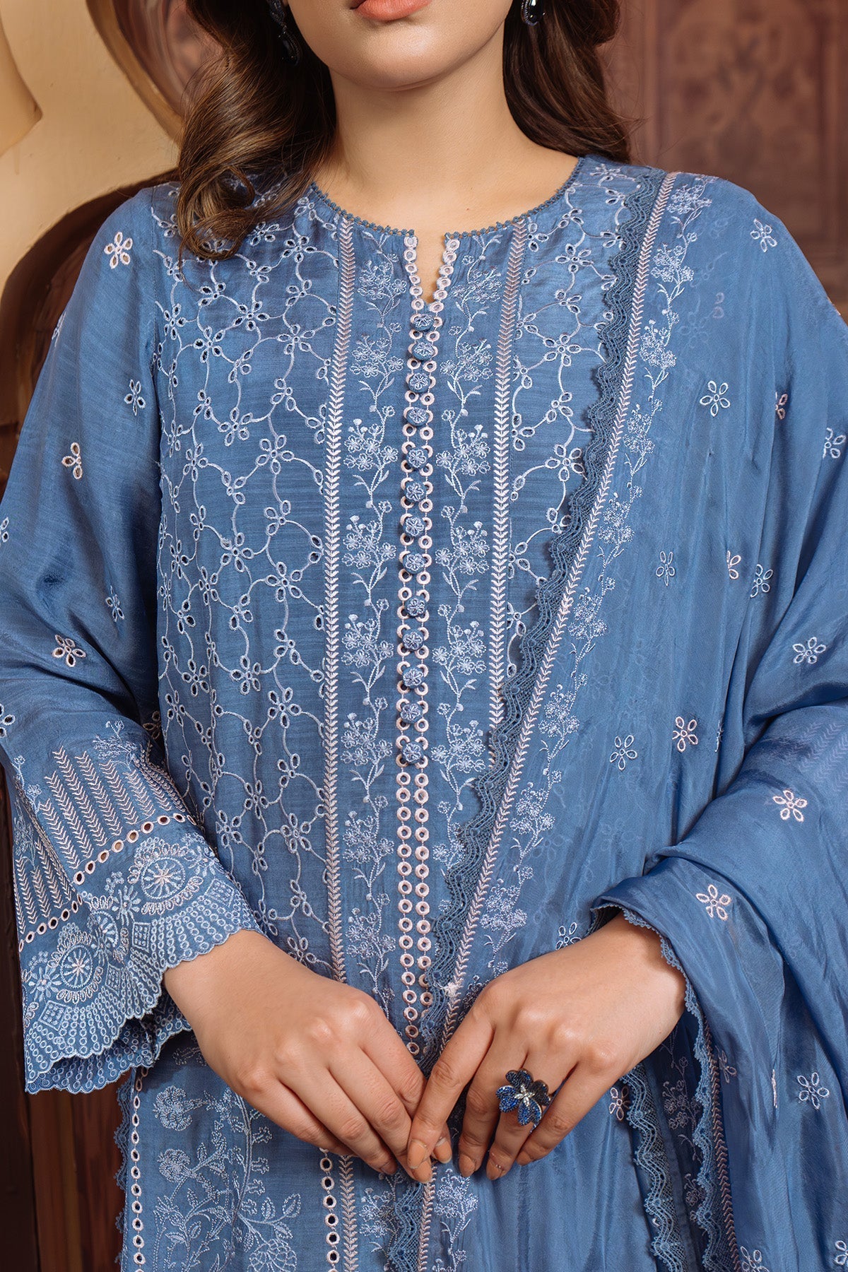 Sahar | Festive Edit Ready to Wear | Lagoon Luxe - RTW - by - Libasekhas UK - Registered Vendor of : Sahar - 100% Original Designer Dresss