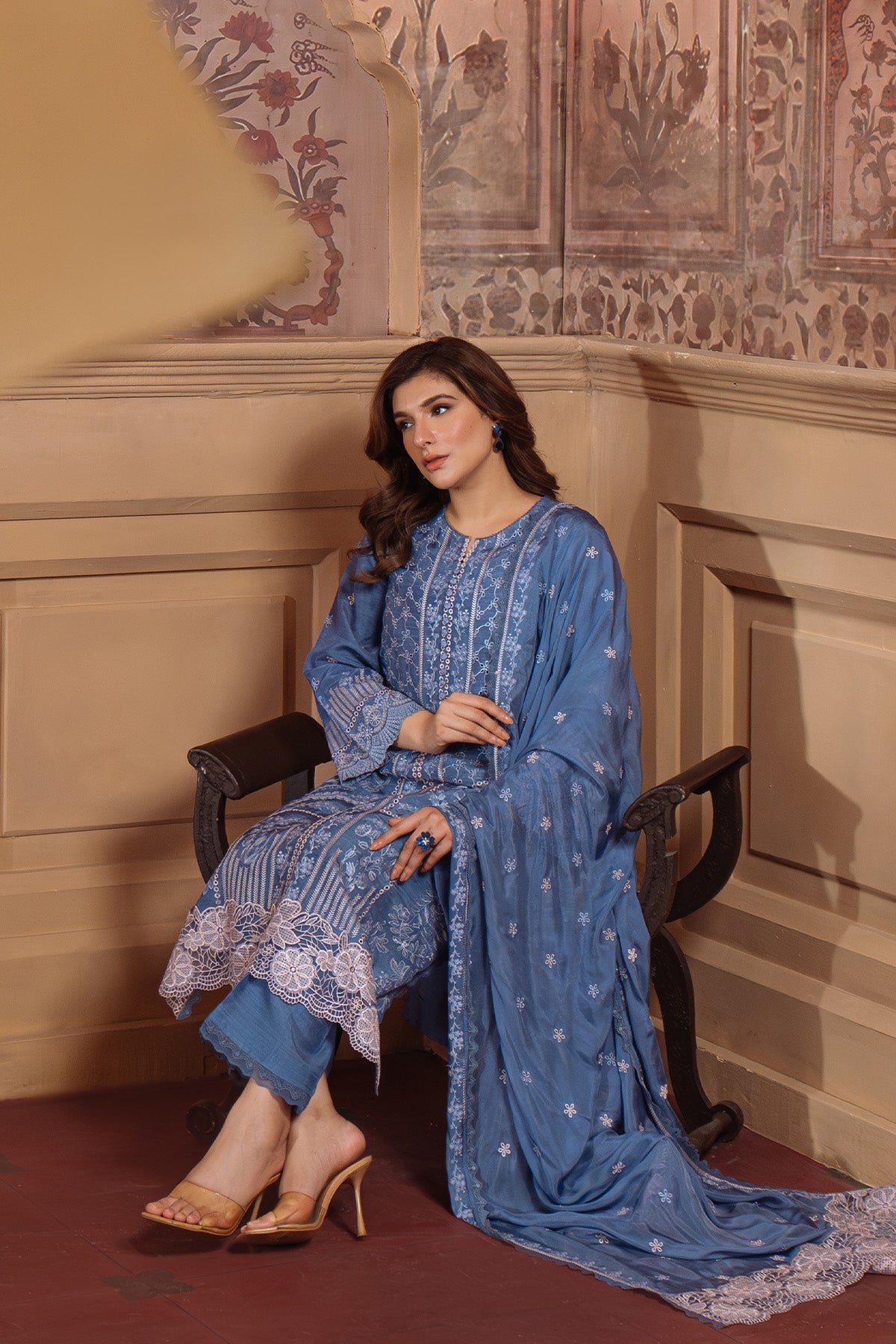 Sahar | Festive Edit Ready to Wear | Lagoon Luxe - RTW - by - Libasekhas UK - Registered Vendor of : Sahar - 100% Original Designer Dresss