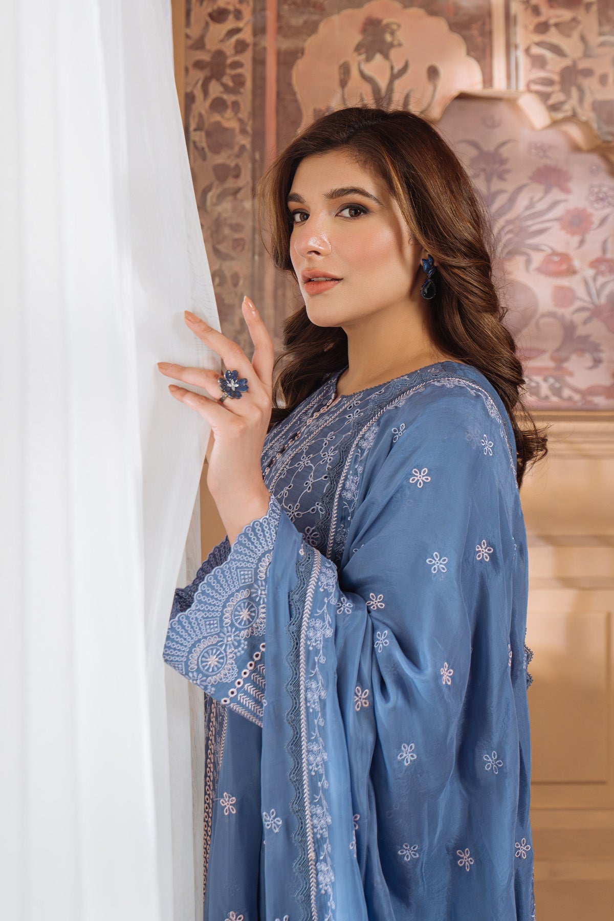 Sahar | Festive Edit Ready to Wear | Lagoon Luxe - RTW - by - Libasekhas UK - Registered Vendor of : Sahar - 100% Original Designer Dresss