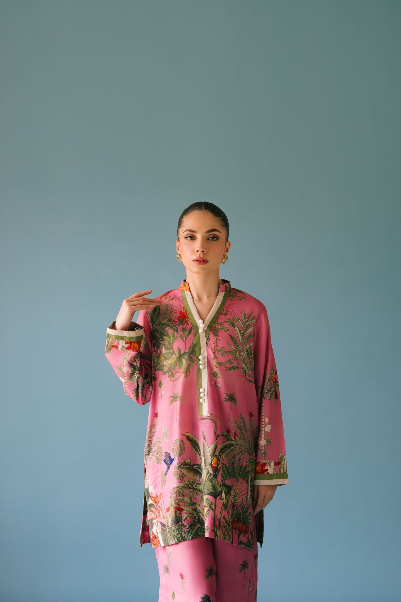 Sammy K | Lawn Pret 25 |Enchanting garden - by Libasekhas UK - Registered Vendor of : Sammy K - 100% Original Designer Dress