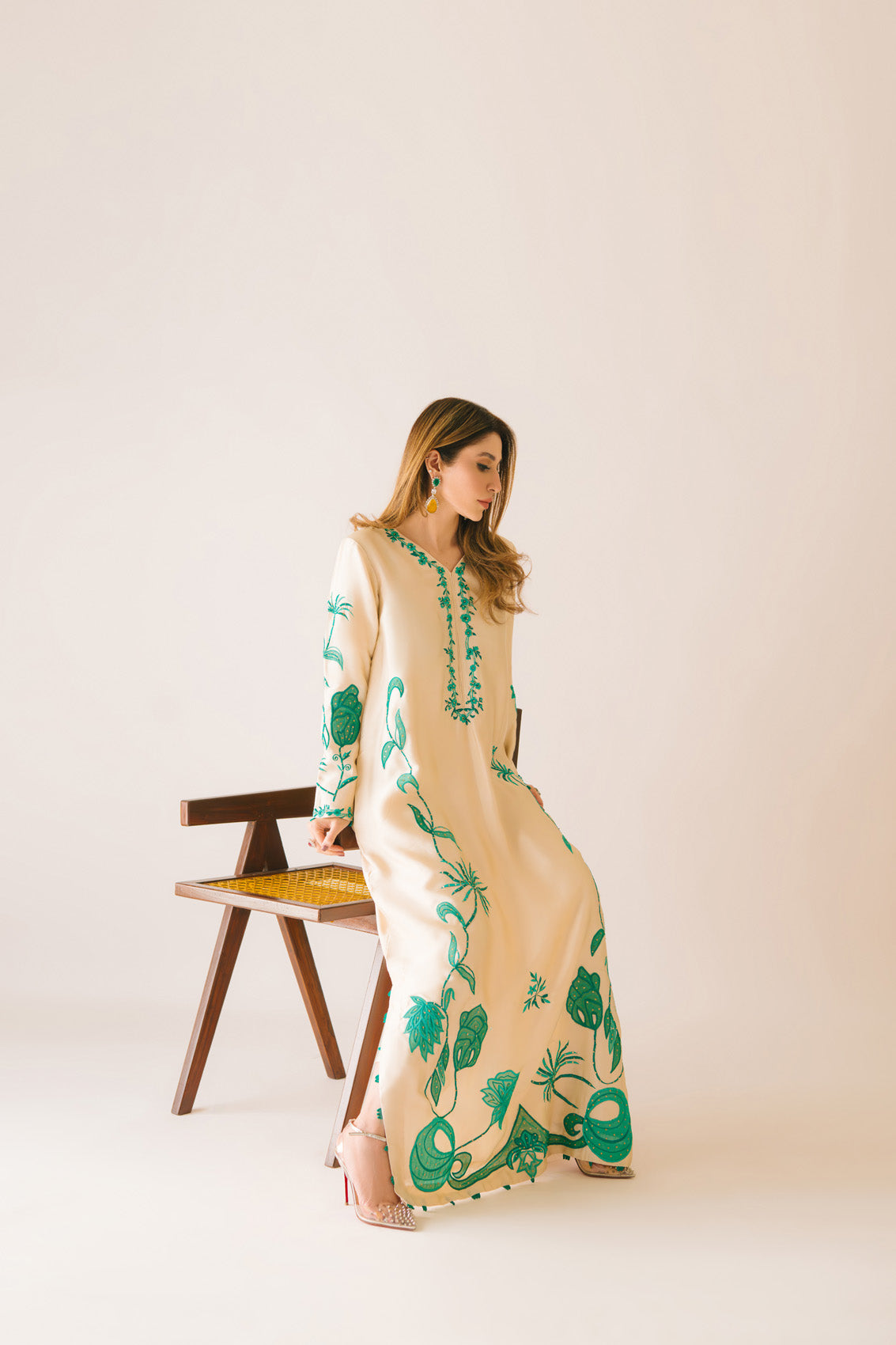 Sammy K | Aadat Festive Edition | Wild Rose - by Libasekhas UK - Registered Vendor of : Sammy K - 100% Original Designer Dress