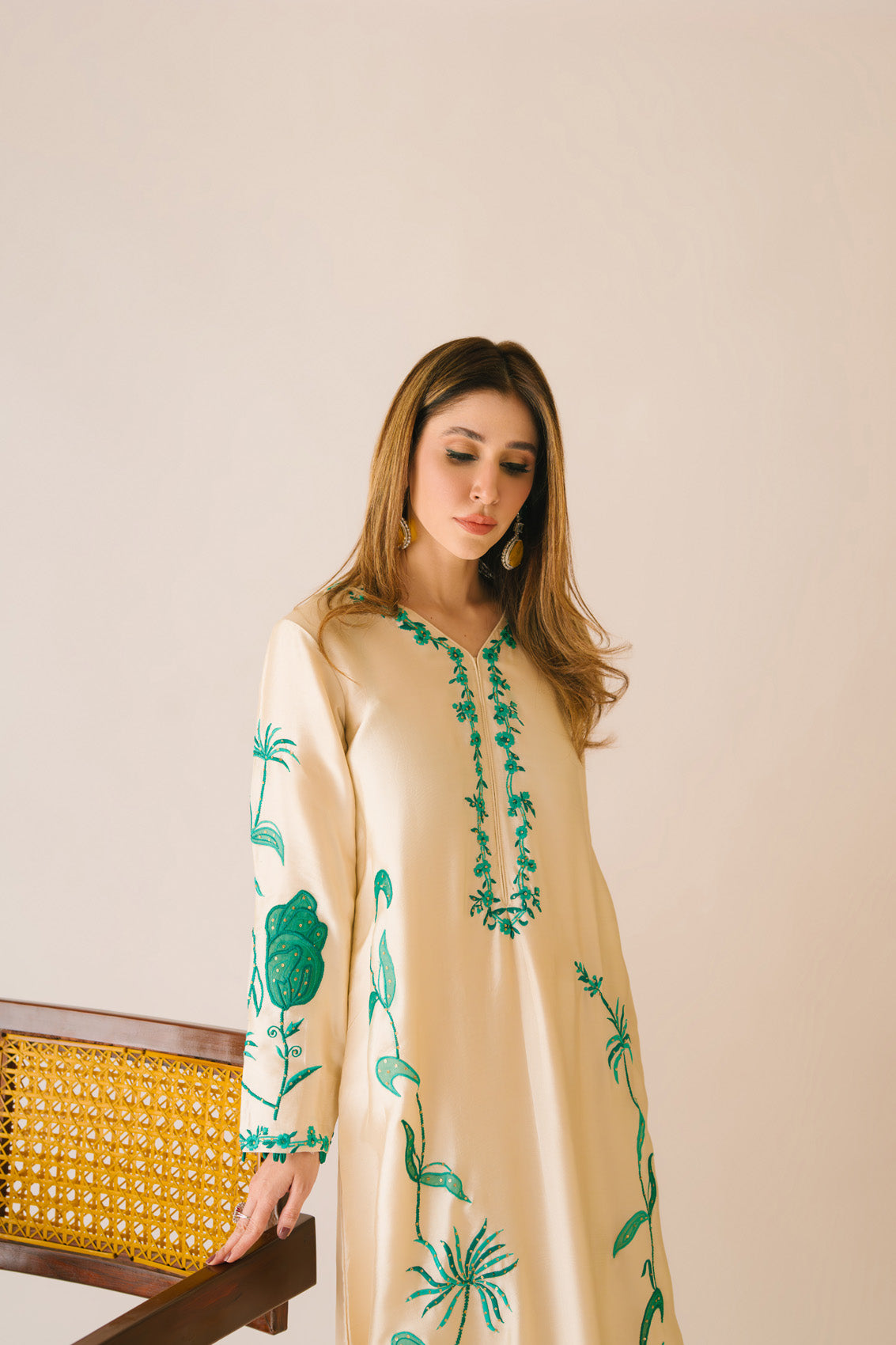Sammy K | Aadat Festive Edition | Wild Rose - by Libasekhas UK - Registered Vendor of : Sammy K - 100% Original Designer Dress