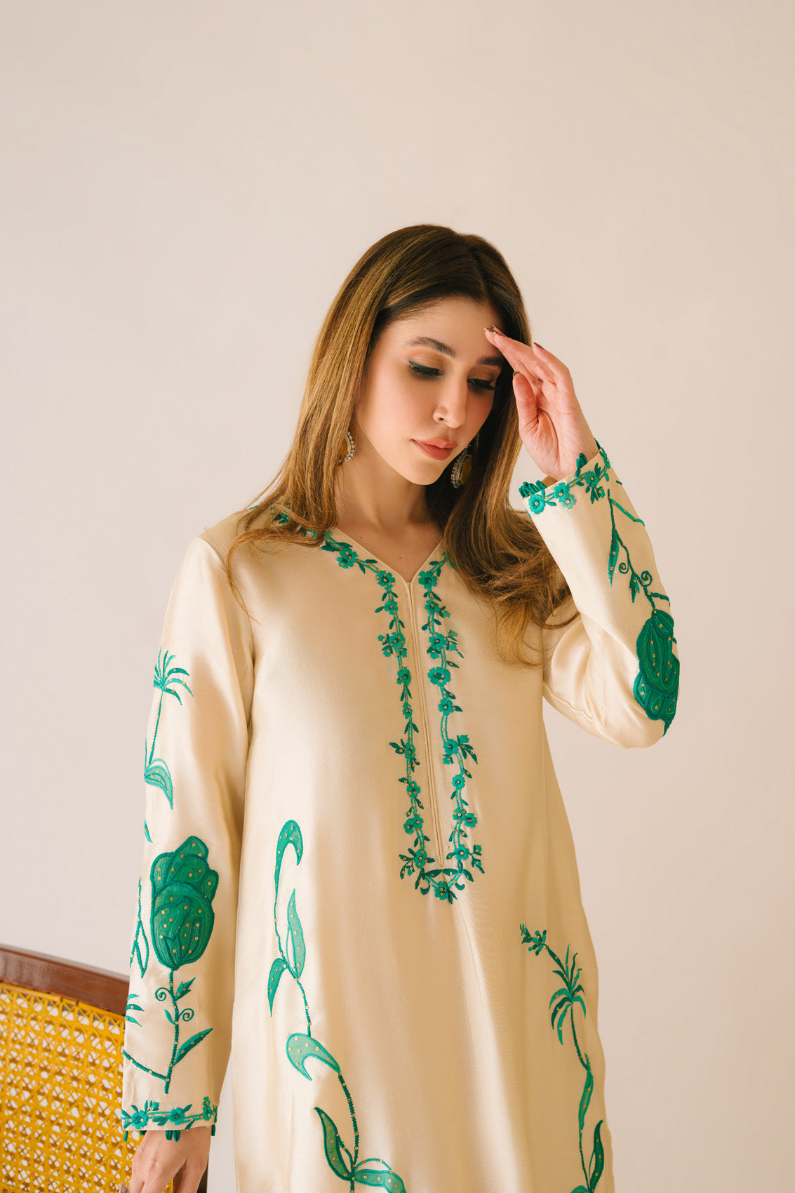 Sammy K | Aadat Festive Edition | Wild Rose - by Libasekhas UK - Registered Vendor of : Sammy K - 100% Original Designer Dress