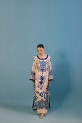 Sammy K | Lawn Pret 25 |Blue Bell - by Libasekhas UK - Registered Vendor of : Sammy K - 100% Original Designer Dress