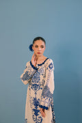 Sammy K | Lawn Pret 25 |Blue Bell - by Libasekhas UK - Registered Vendor of : Sammy K - 100% Original Designer Dress