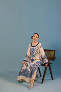 Sammy K | Lawn Pret 25 |Blue Bell - by Libasekhas UK - Registered Vendor of : Sammy K - 100% Original Designer Dress