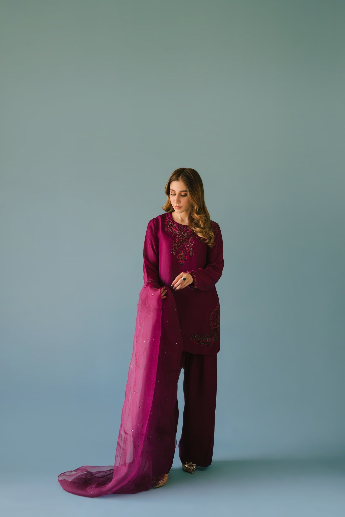 Sammy K | Aadat Festive Edition | Noori - by Libasekhas UK - Registered Vendor of : Sammy K - 100% Original Designer Dress