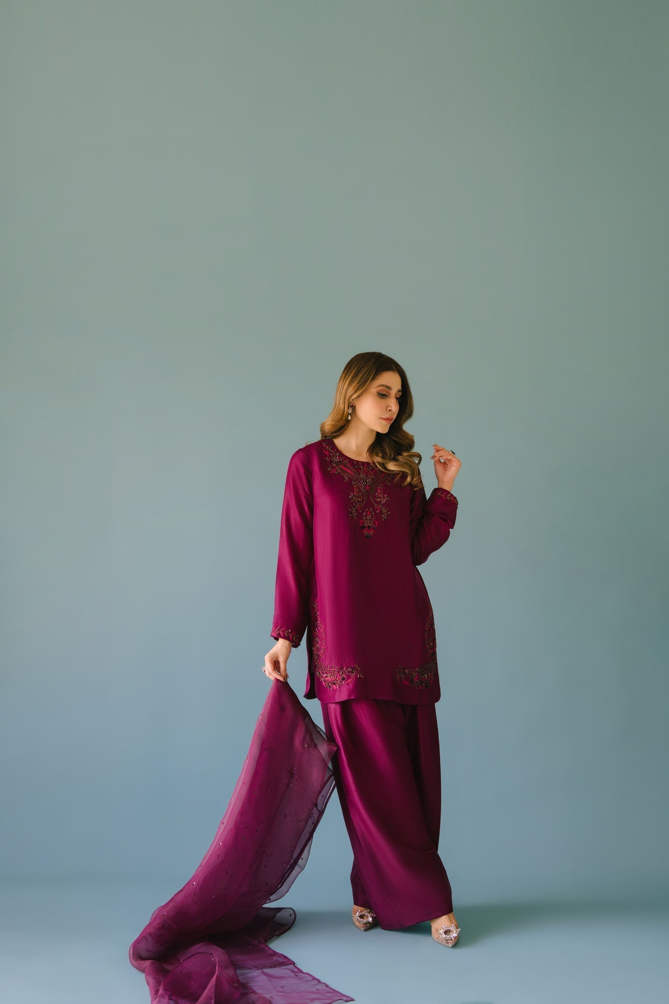 Sammy K | Aadat Festive Edition | Noori - by Libasekhas UK - Registered Vendor of : Sammy K - 100% Original Designer Dress