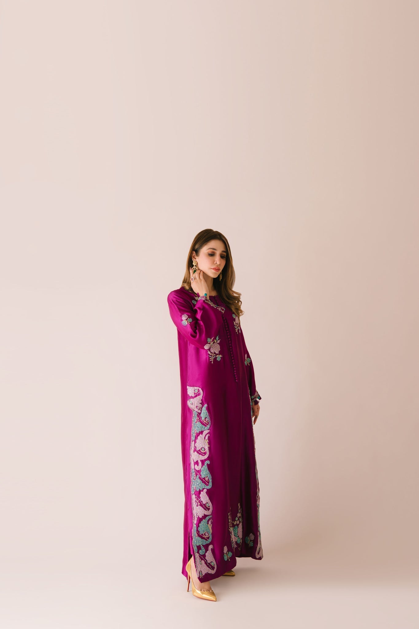 Sammy K | Aadat Festive Edition | Cyprus Vine - by Libasekhas UK - Registered Vendor of : Sammy K - 100% Original Designer Dress