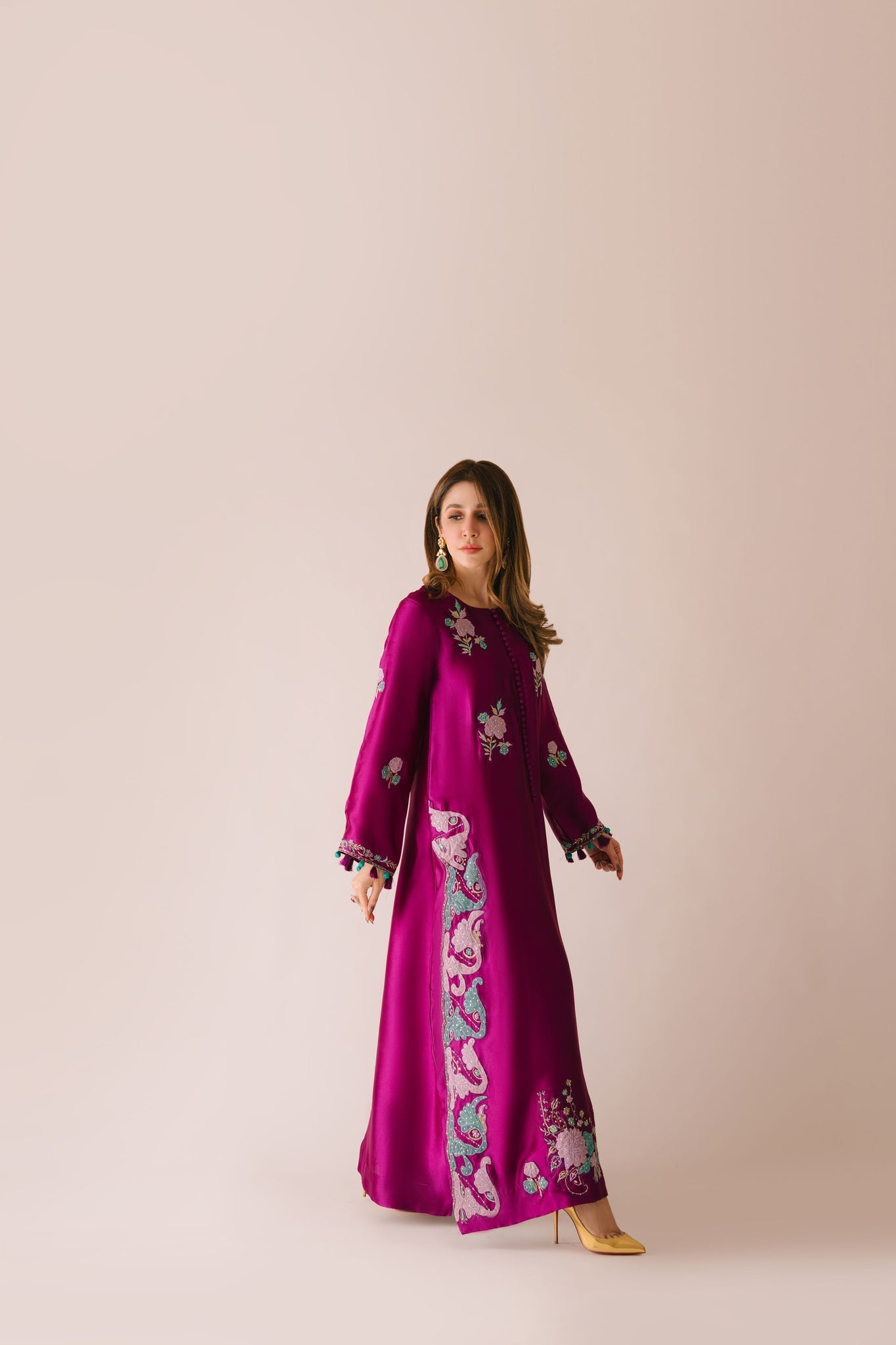 Sammy K | Aadat Festive Edition | Cyprus Vine - by Libasekhas UK - Registered Vendor of : Sammy K - 100% Original Designer Dress
