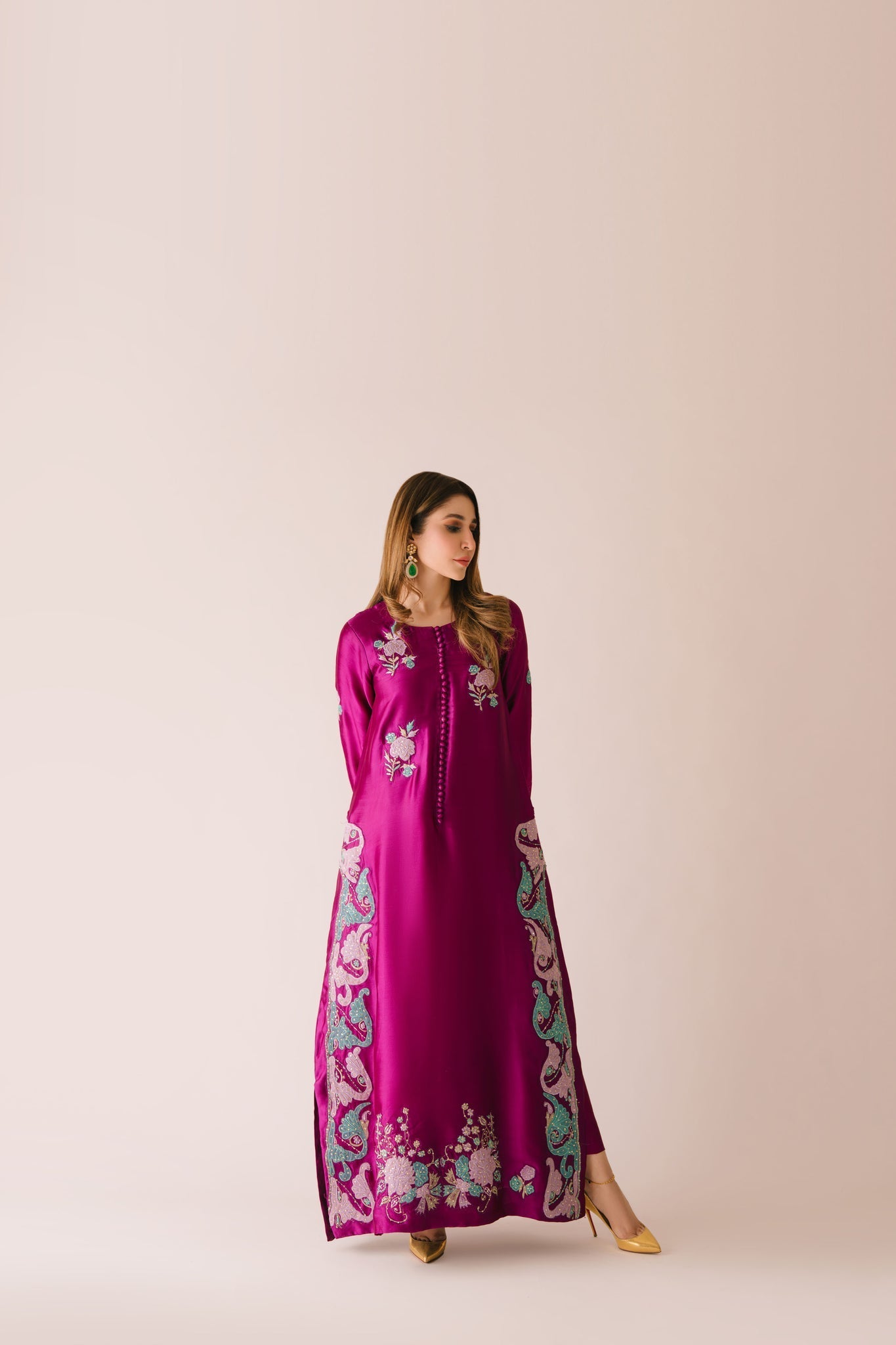 Sammy K | Aadat Festive Edition | Cyprus Vine - by Libasekhas UK - Registered Vendor of : Sammy K - 100% Original Designer Dress