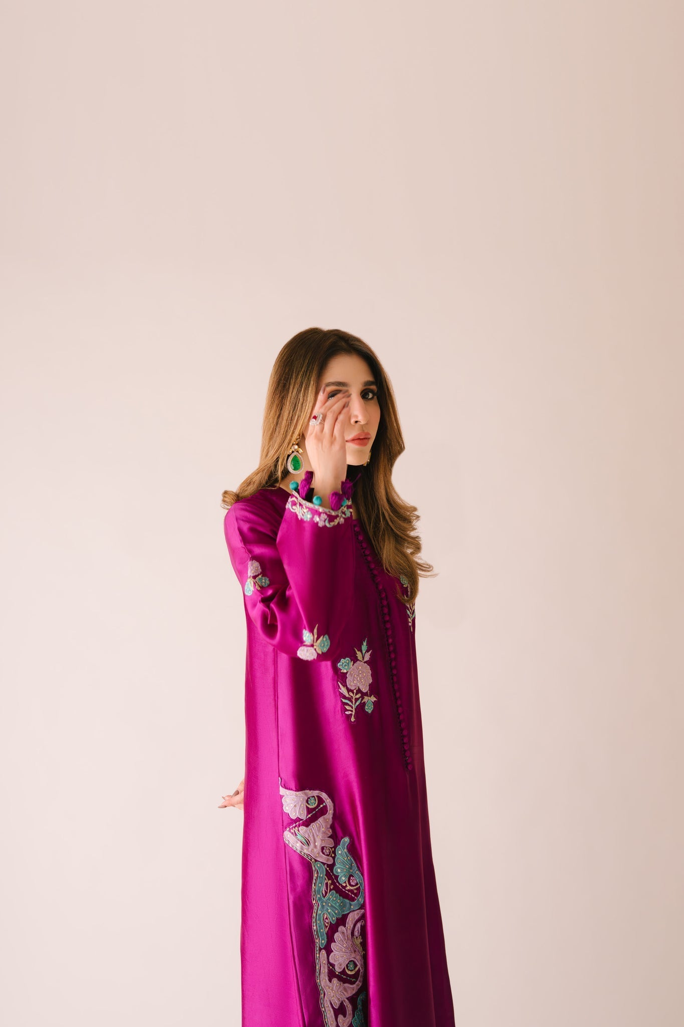 Sammy K | Aadat Festive Edition | Cyprus Vine - by Libasekhas UK - Registered Vendor of : Sammy K - 100% Original Designer Dress