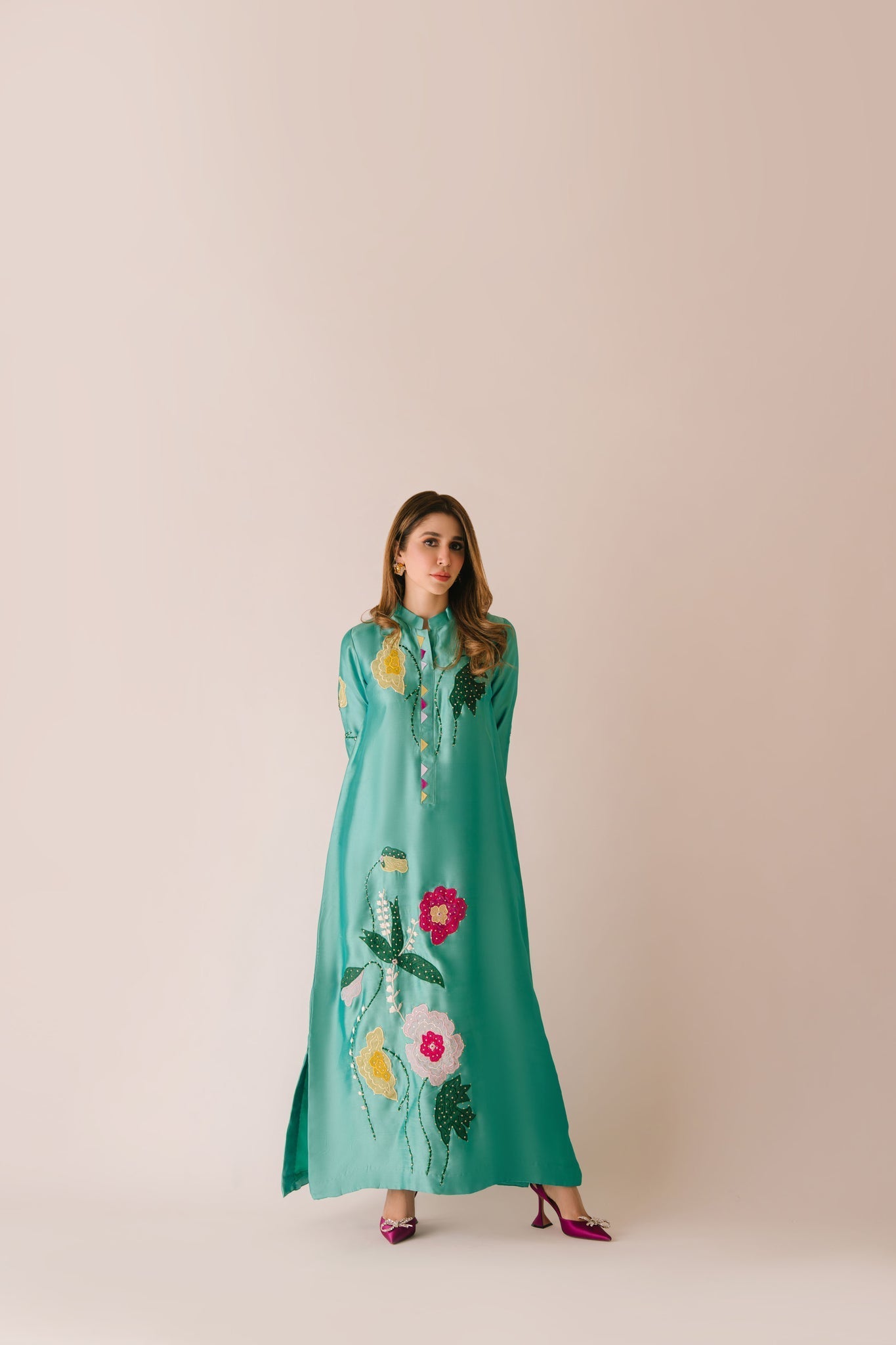 Sammy K | Aadat Festive Edition | Green Goddess - by Libasekhas UK - Registered Vendor of : Sammy K - 100% Original Designer Dress