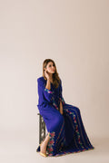 Sammy K | Aadat Festive Edition | Blue Bell Caftan - by Libasekhas UK - Registered Vendor of : Sammy K - 100% Original Designer Dress