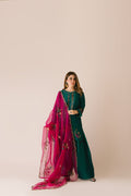 Sammy K | Aadat Festive Edition | Green Moon - by Libasekhas UK - Registered Vendor of : Sammy K - 100% Original Designer Dress