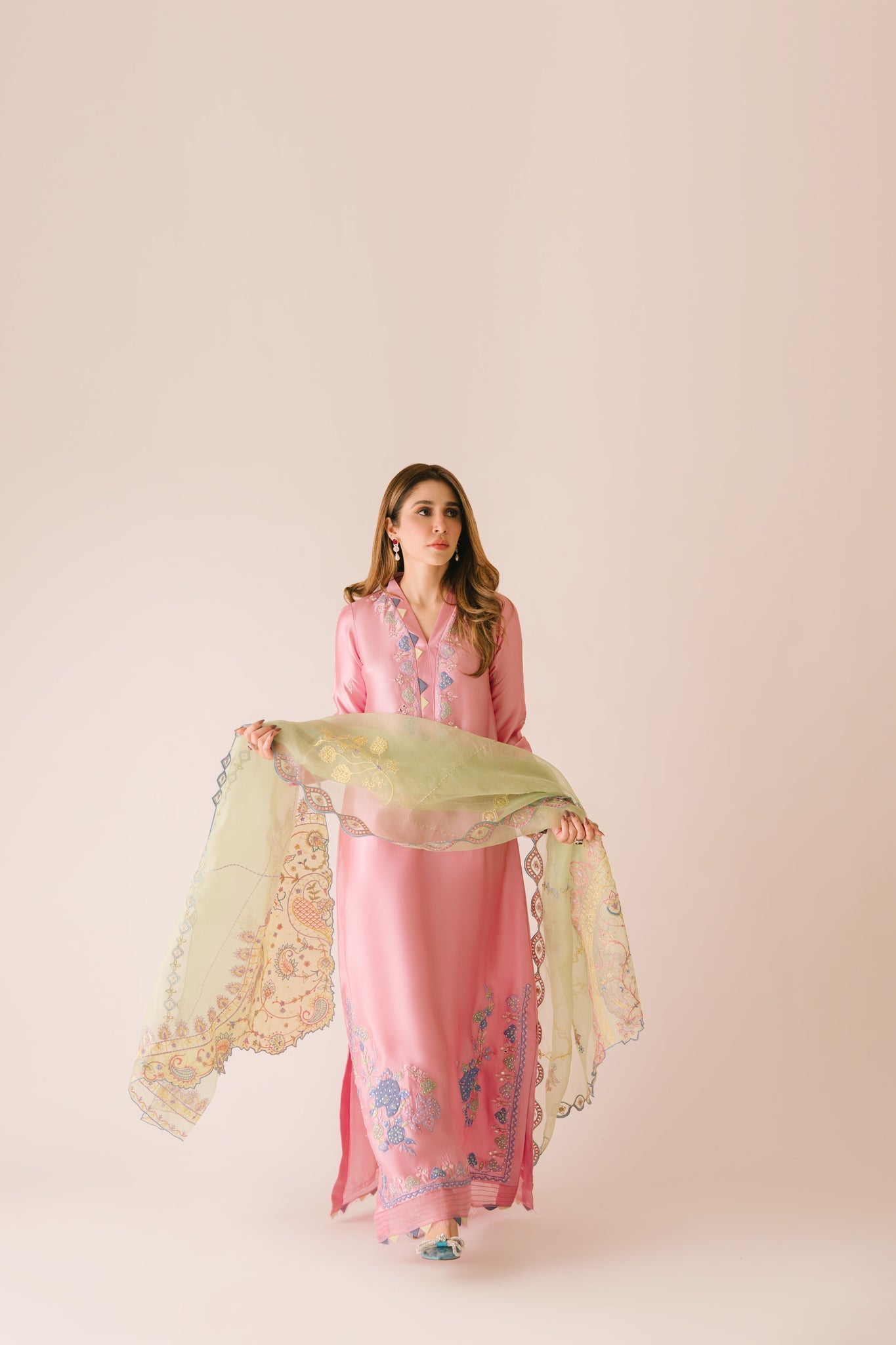 Sammy K | Aadat Festive Edition |Spray Rose - by Libasekhas UK - Registered Vendor of : Sammy K - 100% Original Designer Dress