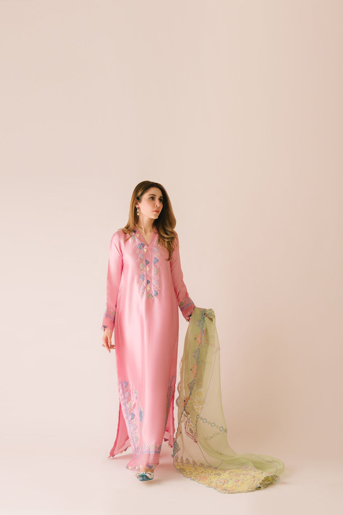 Sammy K | Aadat Festive Edition |Spray Rose - by Libasekhas UK - Registered Vendor of : Sammy K - 100% Original Designer Dress