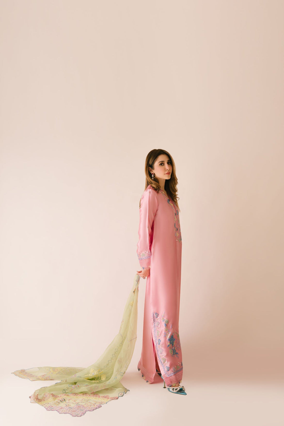 Sammy K | Aadat Festive Edition |Spray Rose - by Libasekhas UK - Registered Vendor of : Sammy K - 100% Original Designer Dress