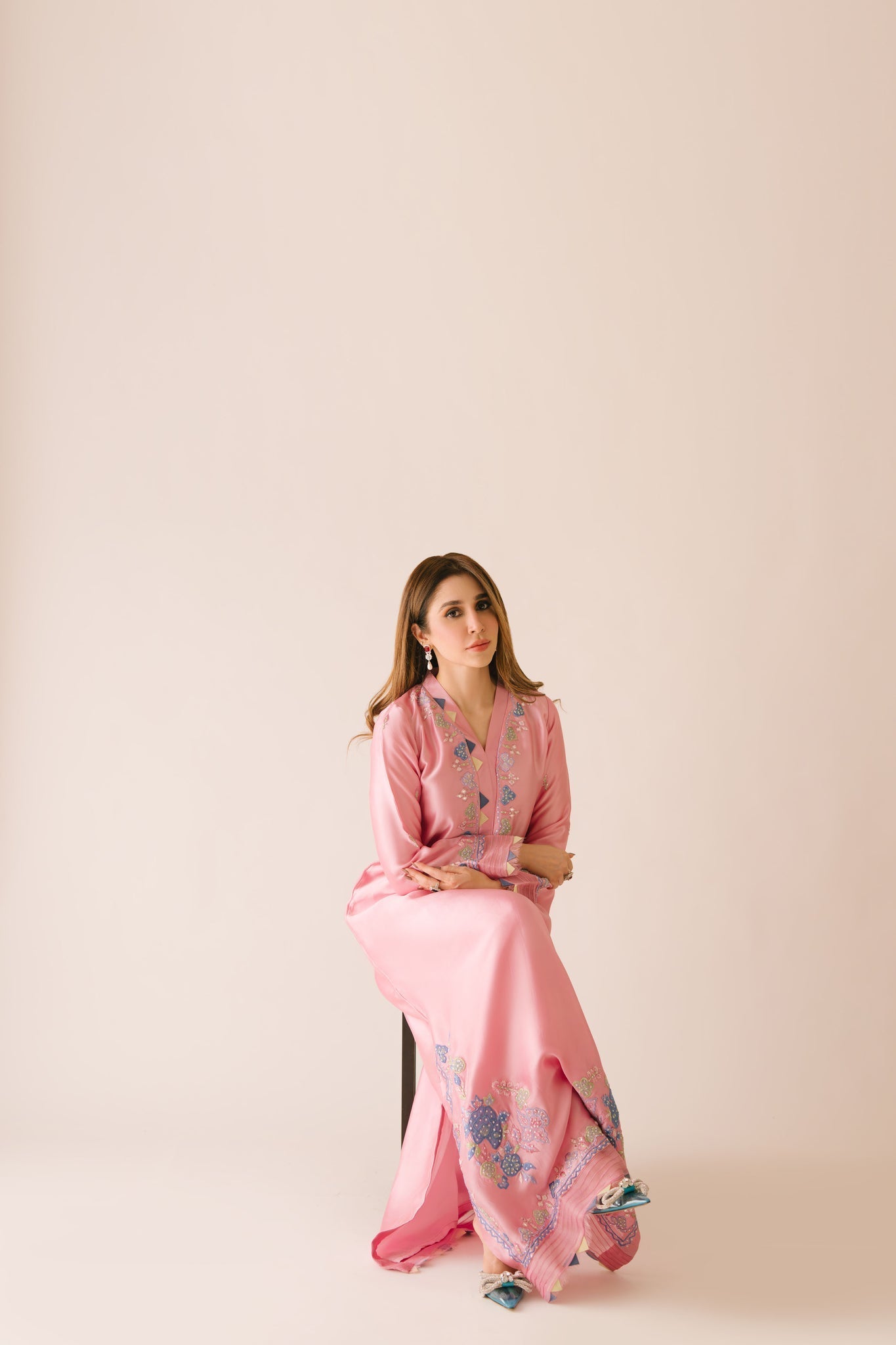 Sammy K | Aadat Festive Edition |Spray Rose - by Libasekhas UK - Registered Vendor of : Sammy K - 100% Original Designer Dress