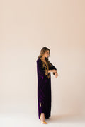Sammy K | Velvet Festive Edit | Purple Velvet Maxi Outfit - by - Libasekhas UK - Registered Vendor of : Sammy K - 100% Original Designer Dresss