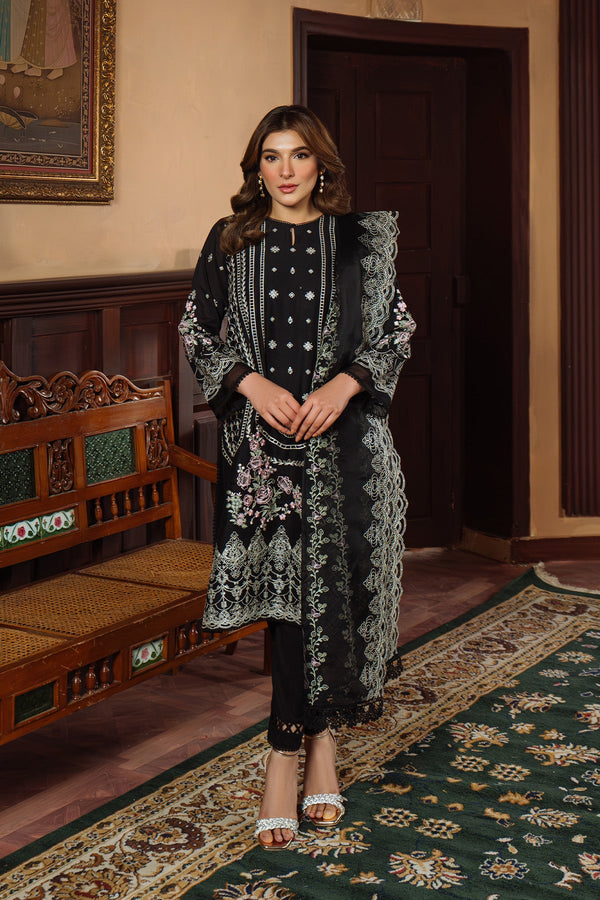 Sahar | Festive Edit Ready to Wear | Raven Poise - RTW - by - Libasekhas UK - Registered Vendor of : Sahar - 100% Original Designer Dresss