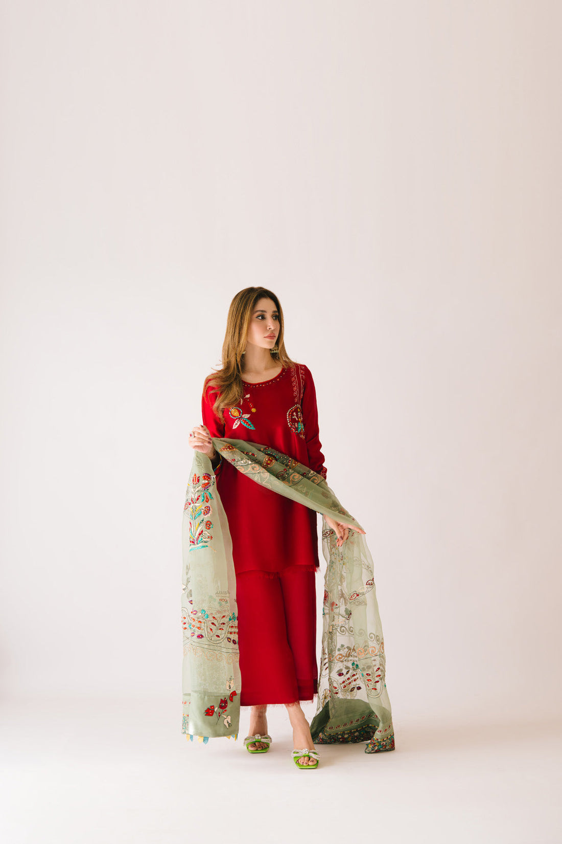 Sammy K | Aadat Festive Edition | RoseMary - by Libasekhas UK - Registered Vendor of : Sammy K - 100% Original Designer Dress