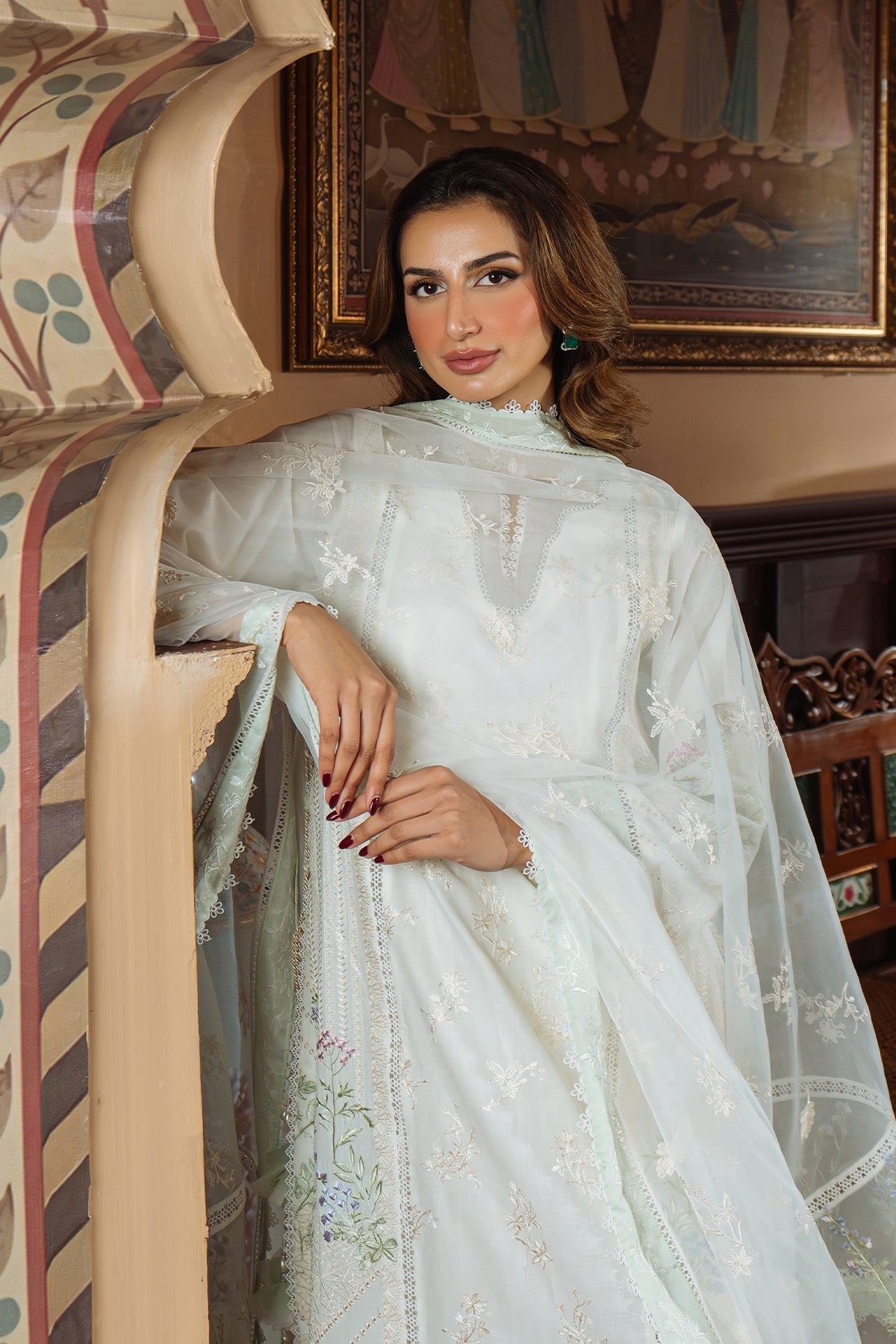 Sahar | Festive Edit Ready to Wear | Vanilla Sky - RTW - by - Libasekhas UK - Registered Vendor of : Sahar - 100% Original Designer Dresss