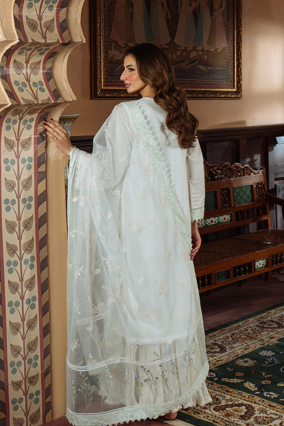 Sahar | Festive Edit Ready to Wear | Vanilla Sky - RTW - by - Libasekhas UK - Registered Vendor of : Sahar - 100% Original Designer Dresss