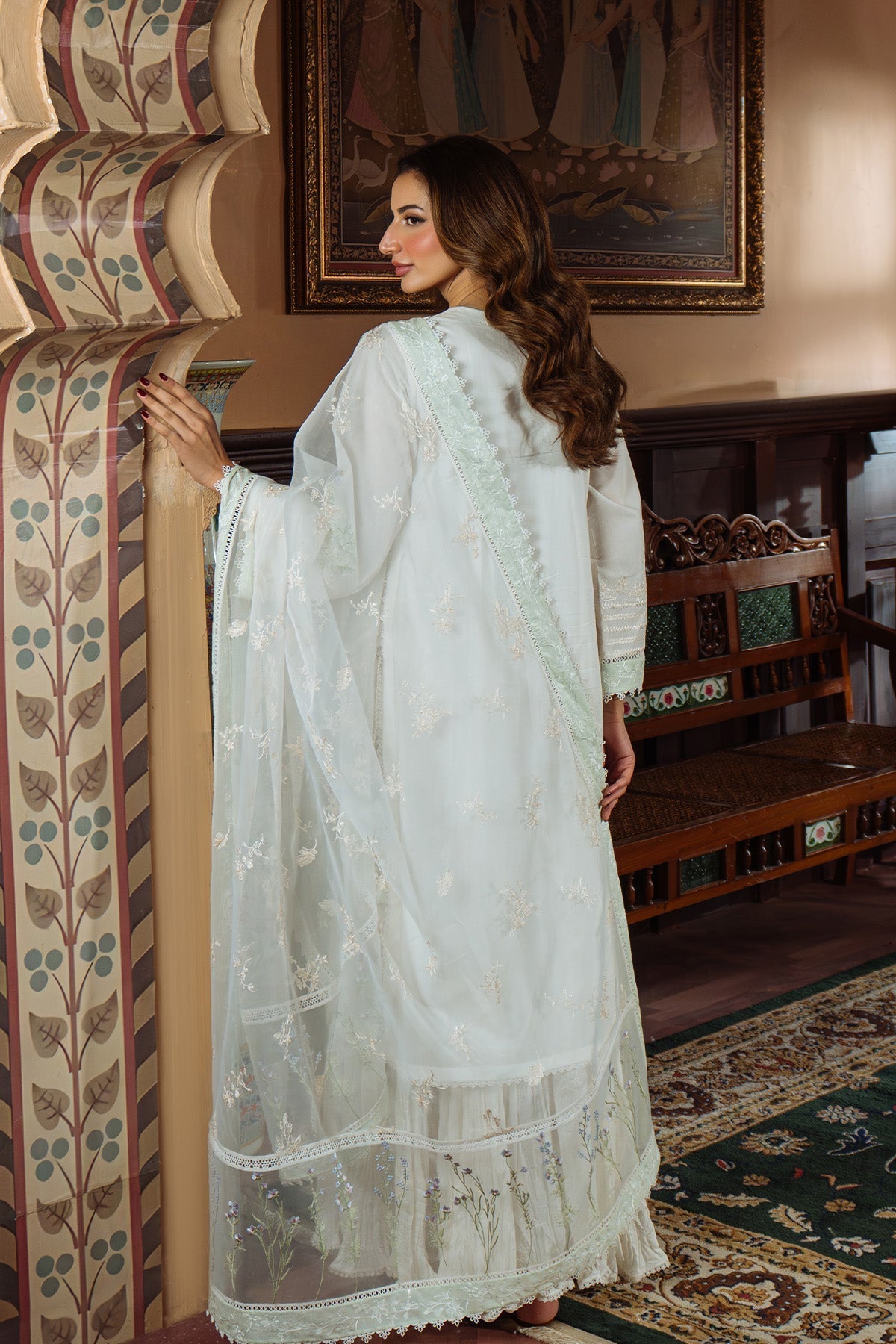 Sahar | Festive Edit Ready to Wear | Vanilla Sky - RTW - by - Libasekhas UK - Registered Vendor of : Sahar - 100% Original Designer Dresss