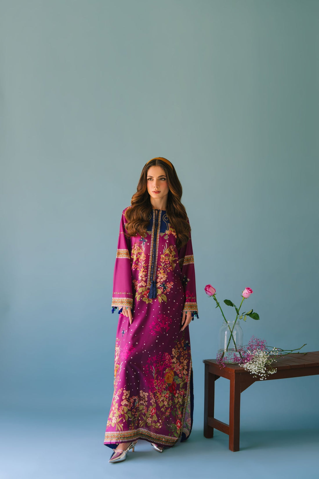 Sammy K | Lawn Pret 25 | Evening Rose - by Libasekhas UK - Registered Vendor of : Sammy K - 100% Original Designer Dress