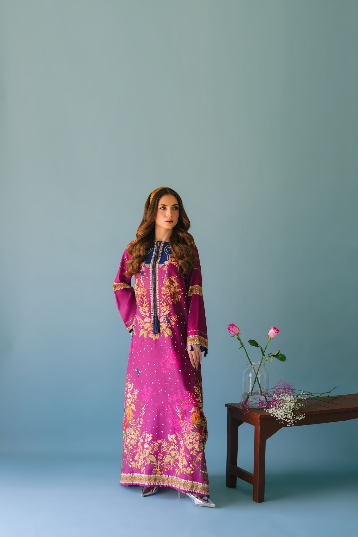 Sammy K | Lawn Pret 25 | Evening Rose - by Libasekhas UK - Registered Vendor of : Sammy K - 100% Original Designer Dress