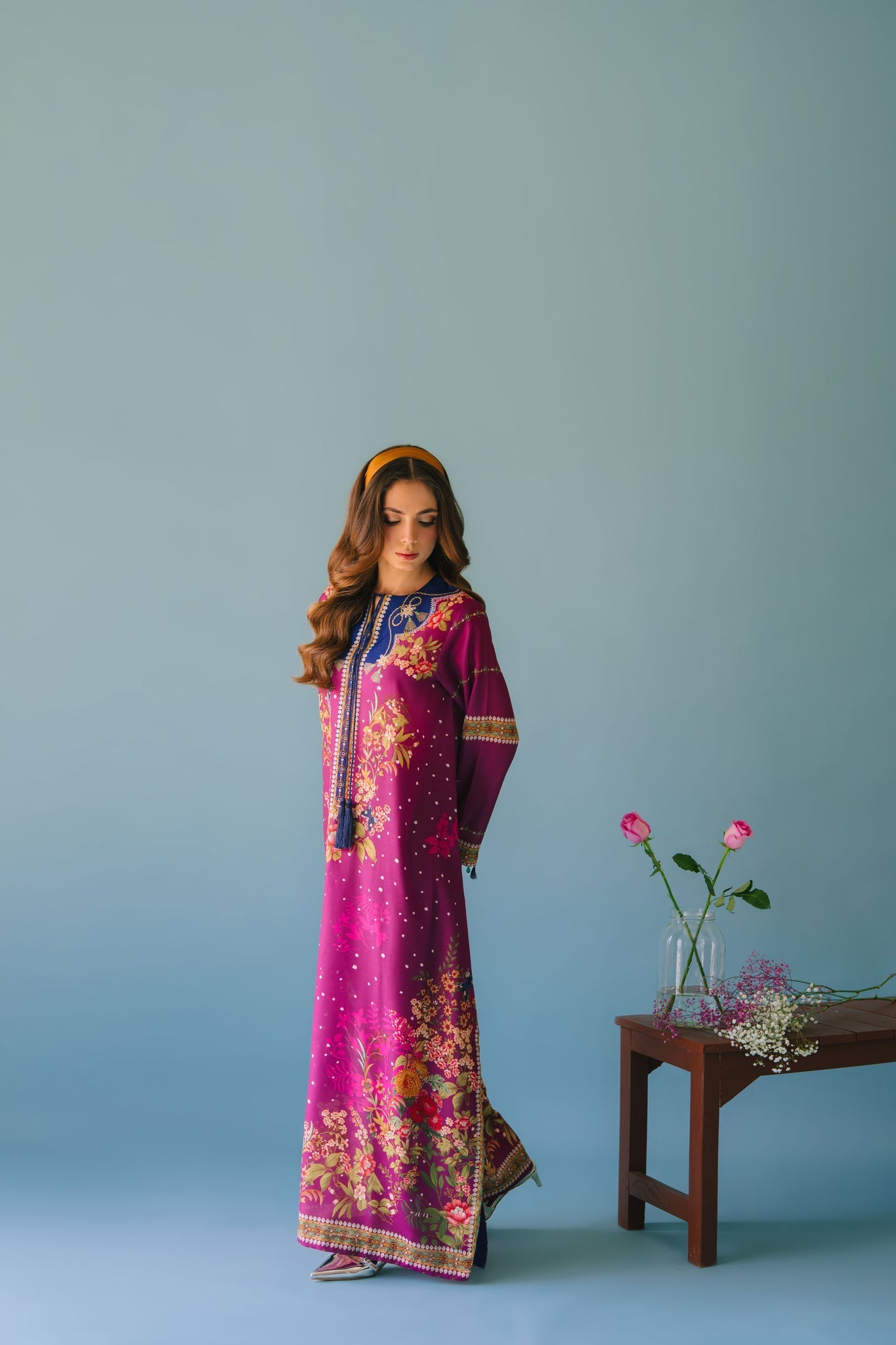 Sammy K | Lawn Pret 25 | Evening Rose - by Libasekhas UK - Registered Vendor of : Sammy K - 100% Original Designer Dress