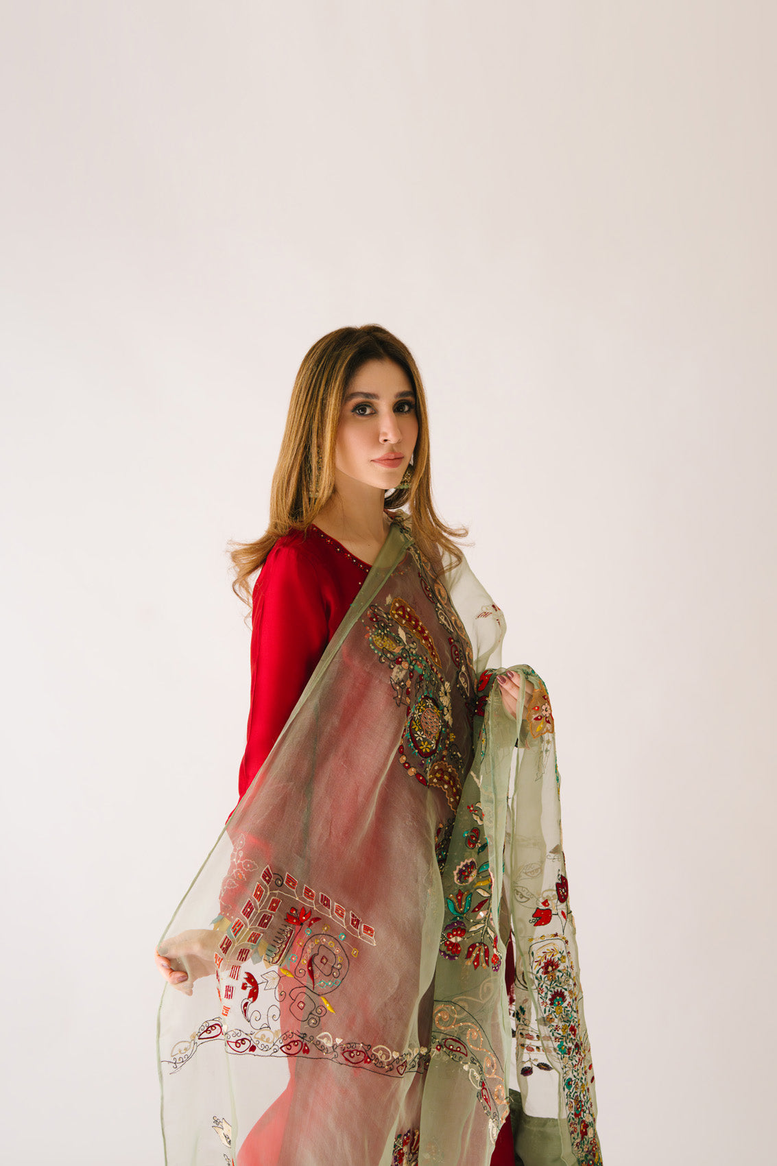 Sammy K | Aadat Festive Edition | RoseMary - by Libasekhas UK - Registered Vendor of : Sammy K - 100% Original Designer Dress