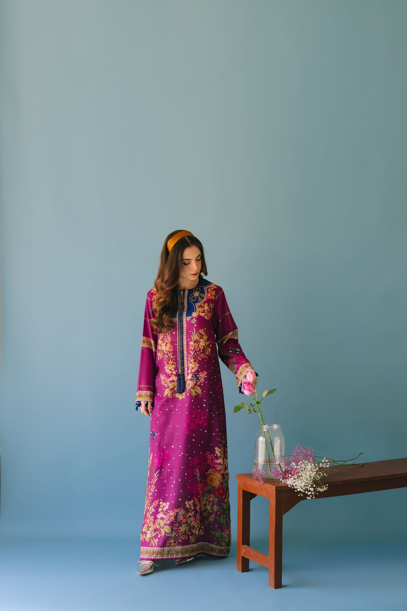 Sammy K | Lawn Pret 25 | Evening Rose - by Libasekhas UK - Registered Vendor of : Sammy K - 100% Original Designer Dress