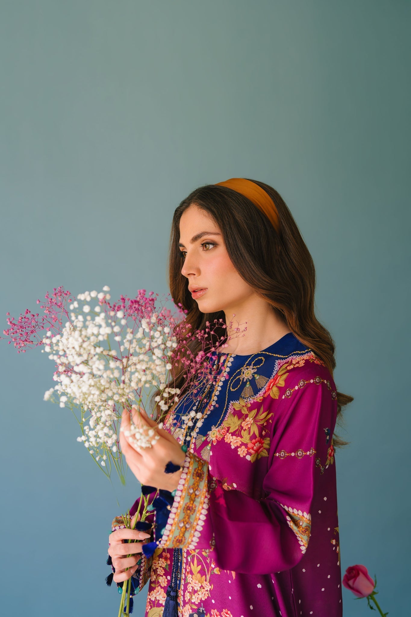 Sammy K | Lawn Pret 25 | Evening Rose - by Libasekhas UK - Registered Vendor of : Sammy K - 100% Original Designer Dress