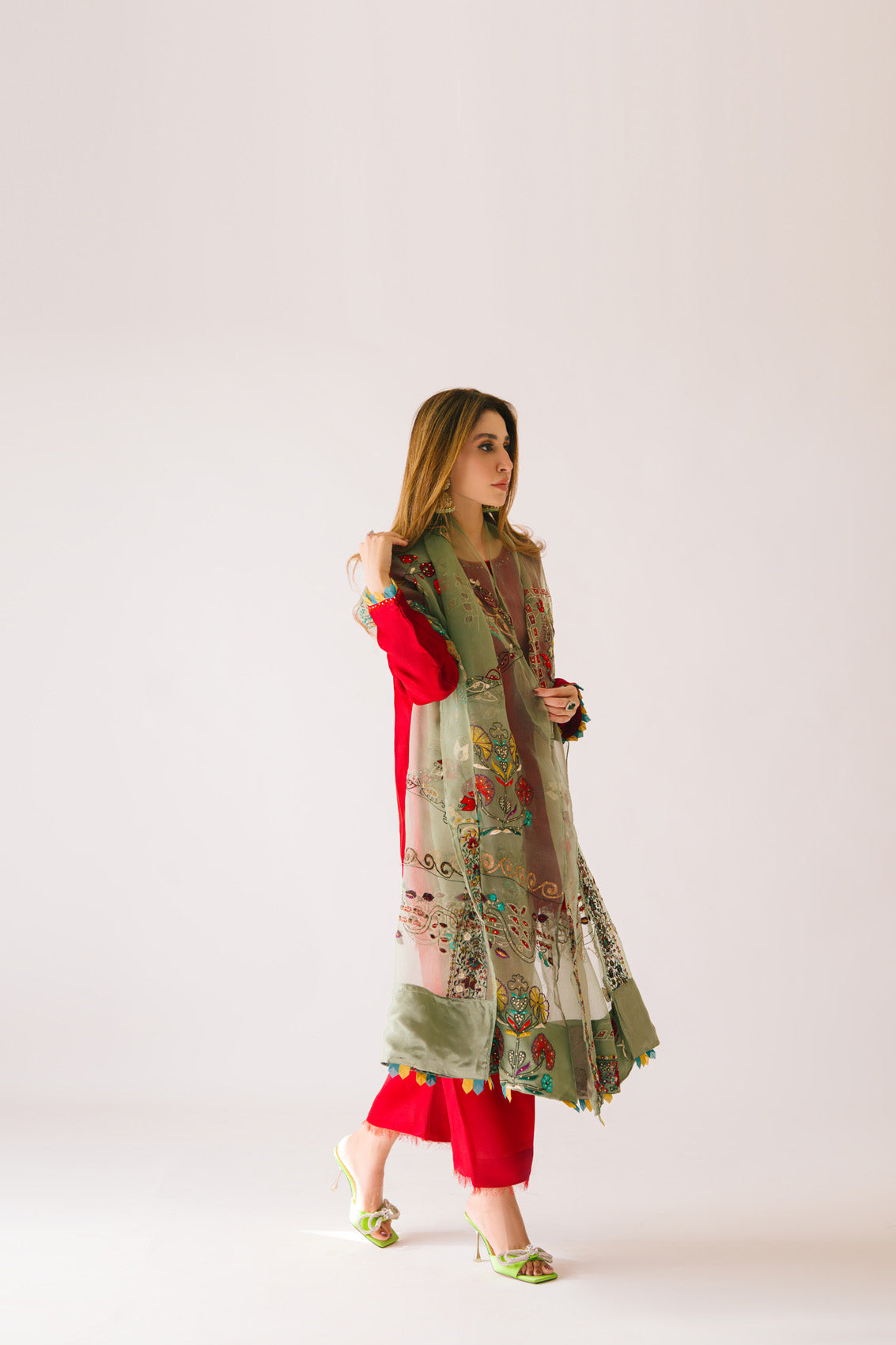Sammy K | Aadat Festive Edition | RoseMary - by Libasekhas UK - Registered Vendor of : Sammy K - 100% Original Designer Dress