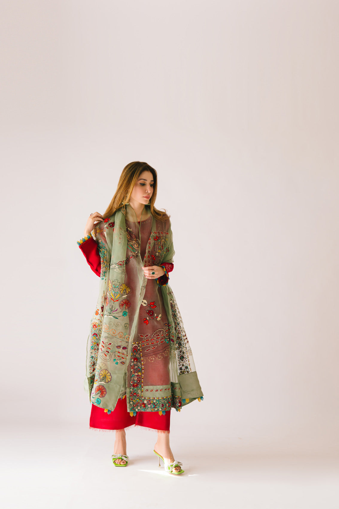 Sammy K | Aadat Festive Edition | RoseMary - by Libasekhas UK - Registered Vendor of : Sammy K - 100% Original Designer Dress