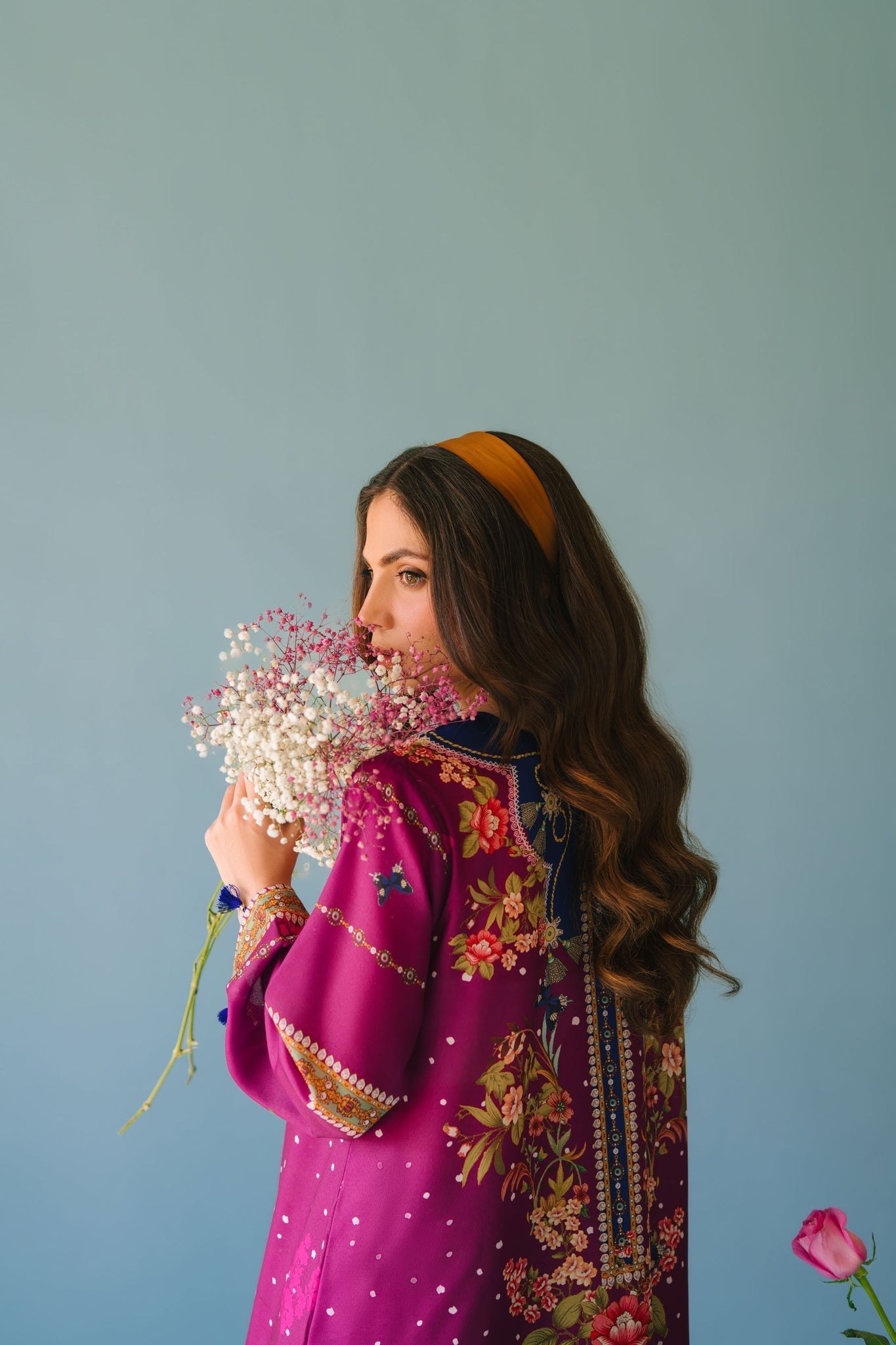 Sammy K | Lawn Pret 25 | Evening Rose - by Libasekhas UK - Registered Vendor of : Sammy K - 100% Original Designer Dress
