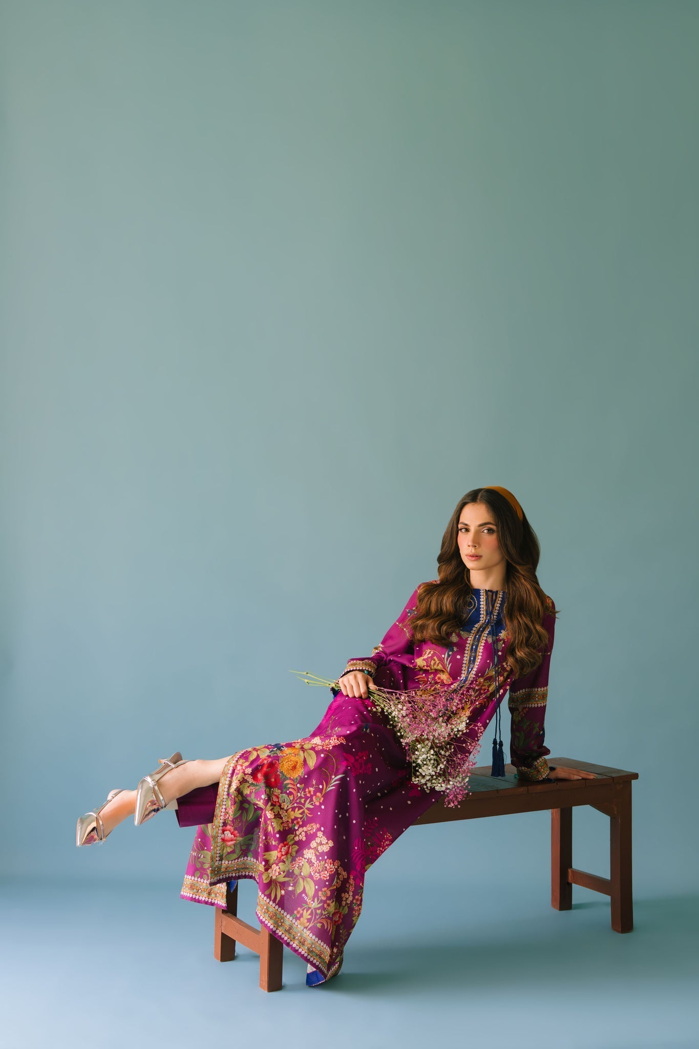 Sammy K | Lawn Pret 25 | Evening Rose - by Libasekhas UK - Registered Vendor of : Sammy K - 100% Original Designer Dress