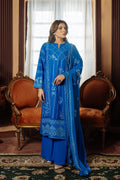 Sahar | Festive Edit Ready to Wear | Moroccan Blue - RTW - by - Libasekhas UK - Registered Vendor of : Sahar - 100% Original Designer Dresss