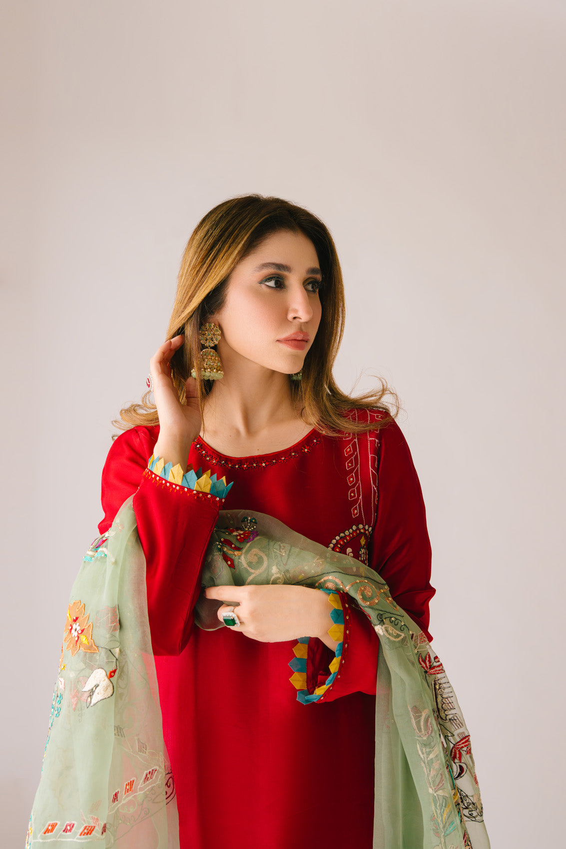 Sammy K | Aadat Festive Edition | RoseMary - by Libasekhas UK - Registered Vendor of : Sammy K - 100% Original Designer Dress