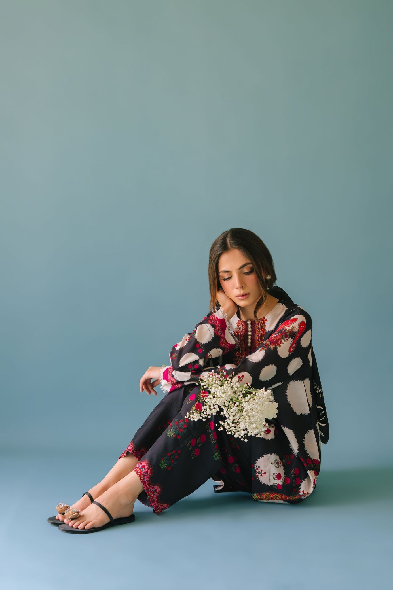 Sammy K | Lawn Pret 25 | Polka culture - by Libasekhas UK - Registered Vendor of : Sammy K - 100% Original Designer Dress