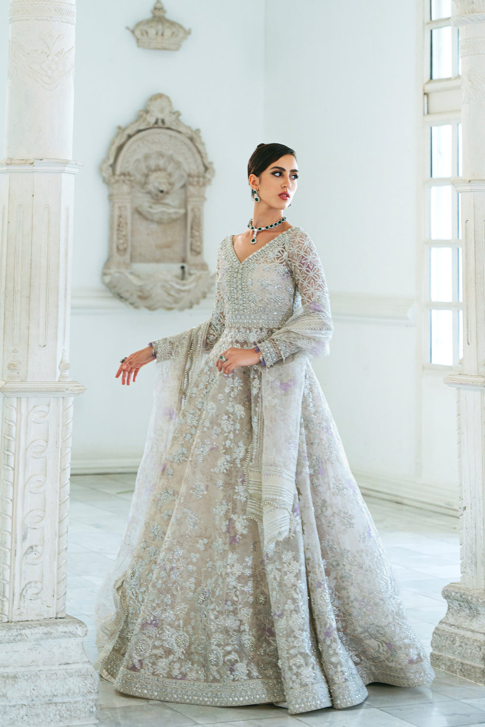 Saira Rizwan | Naqsh Festive | SRN24-01  Daphne - by - Libasekhas UK - Registered Vendor of : Saira Rizwan - 100% Original Designer Dresss