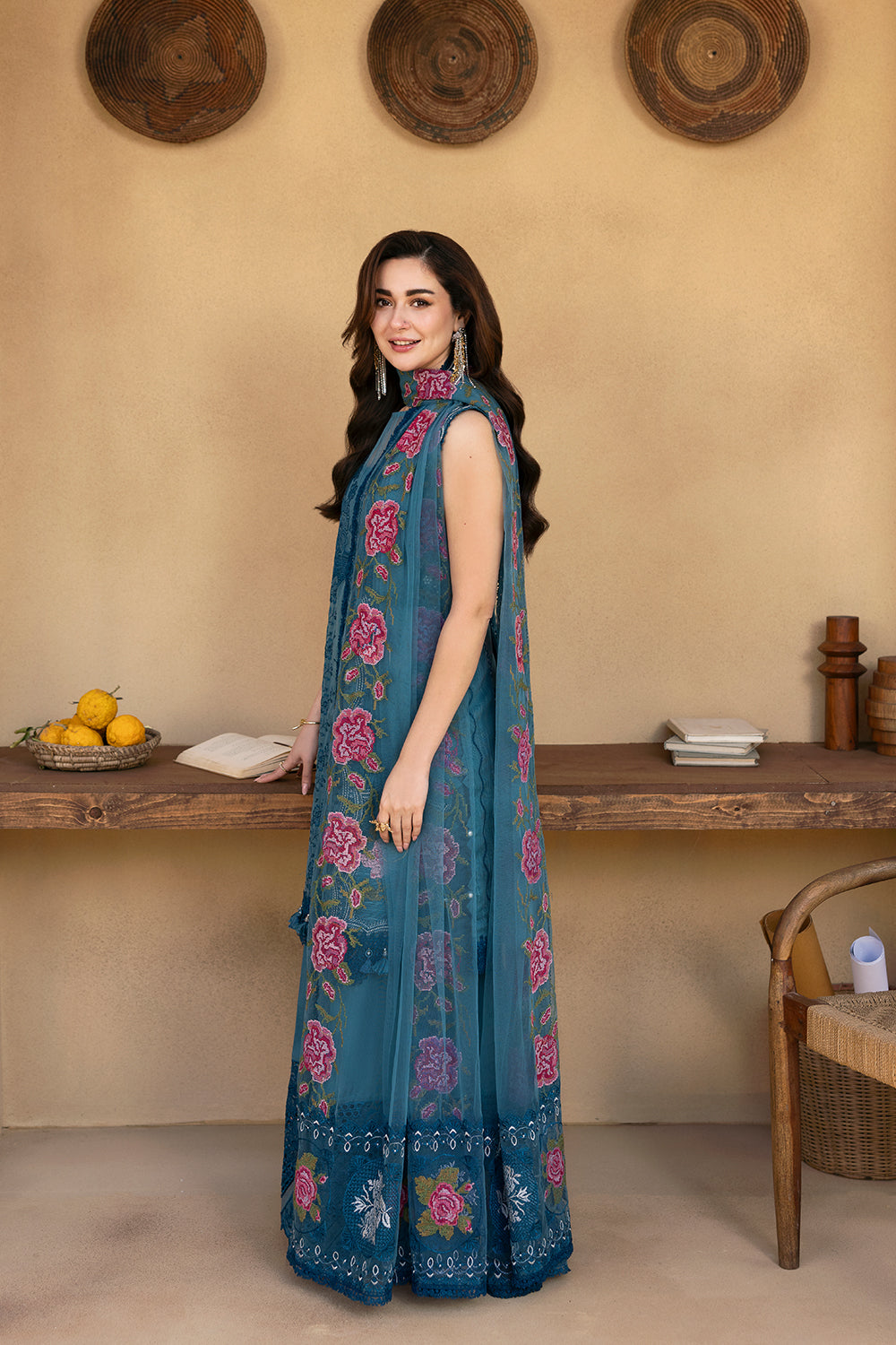 Saira Rizwan | Luxury Lawn 25 | ALMA-SRL25-12 - by - Libasekhas UK - Registered Vendor of : Saira Rizwan - 100% Original Designer Dresss