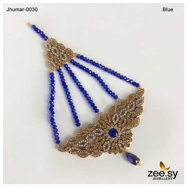 Zircon Sparkles Jhumar - by - Libasekhas UK - Registered Vendor of : Zeesy - 100% Original Designer Dresss