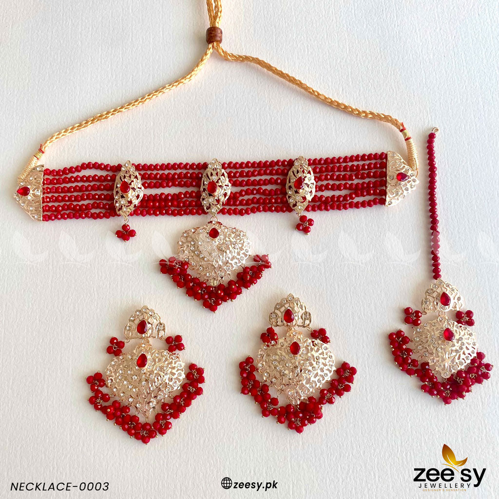 Necklace-0003 - by - Libasekhas UK - Registered Vendor of : Zeesy - 100% Original Designer Dresss