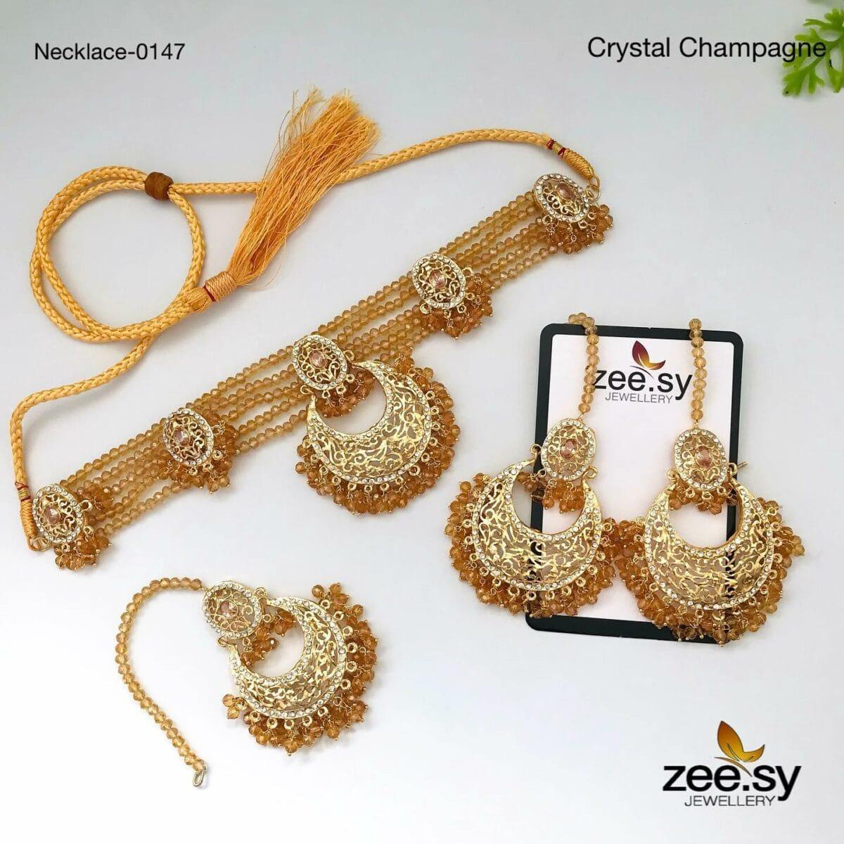 Necklace-0147 - by - Libasekhas UK - Registered Vendor of : Zeesy - 100% Original Designer Dresss